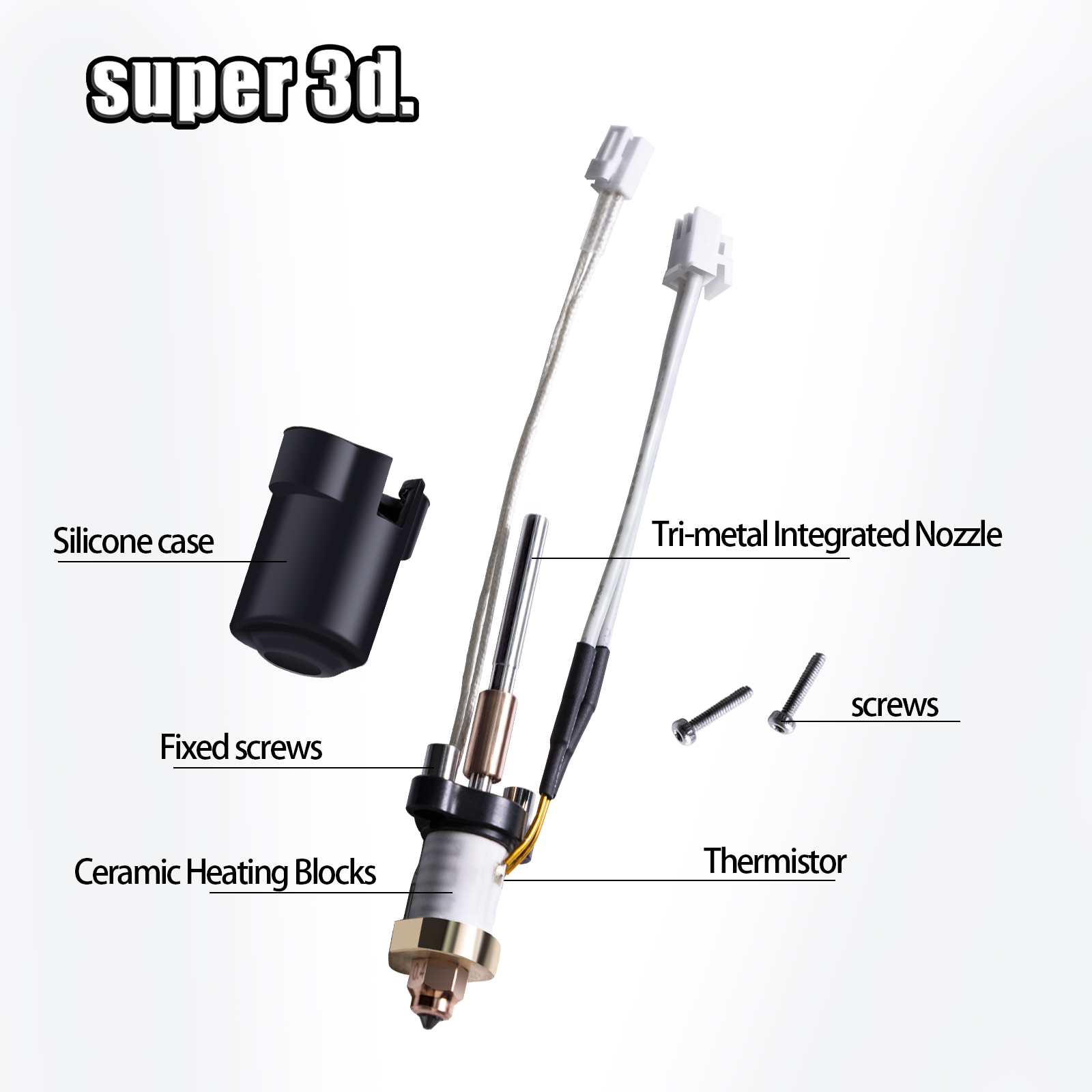Creality Printer K1 - Ender 3 V3 Hotend Hardened Steel