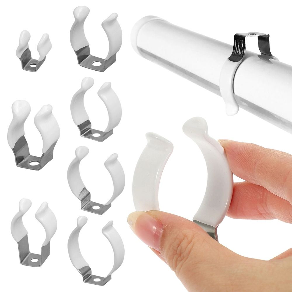 Drain Pipe Clip - 5Pcs Fixing Clips Spring Terry Clip