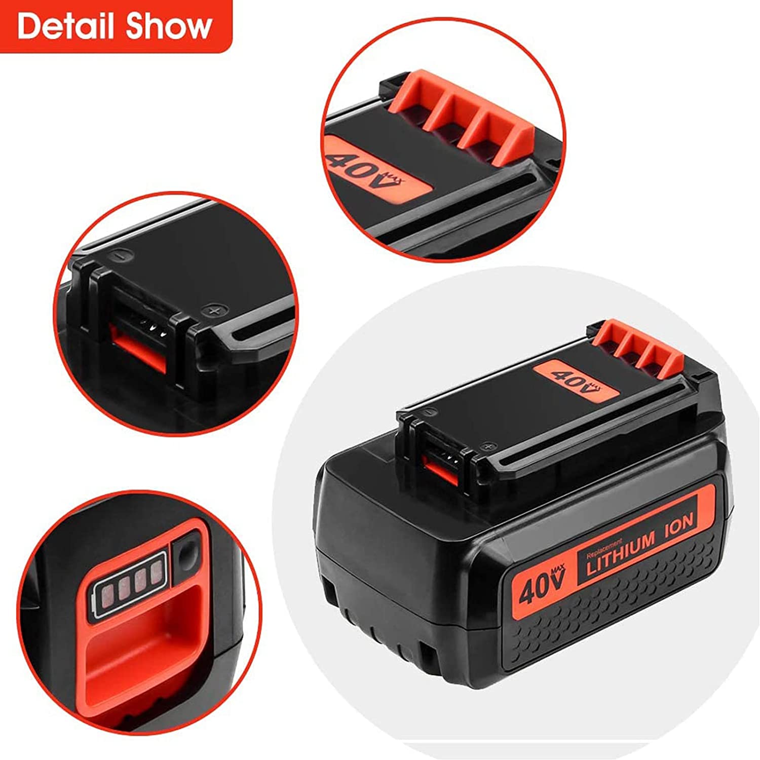 36V/40V 3.5Ah Replacement Batt - Black+Decker Tool Cordless recension och pris