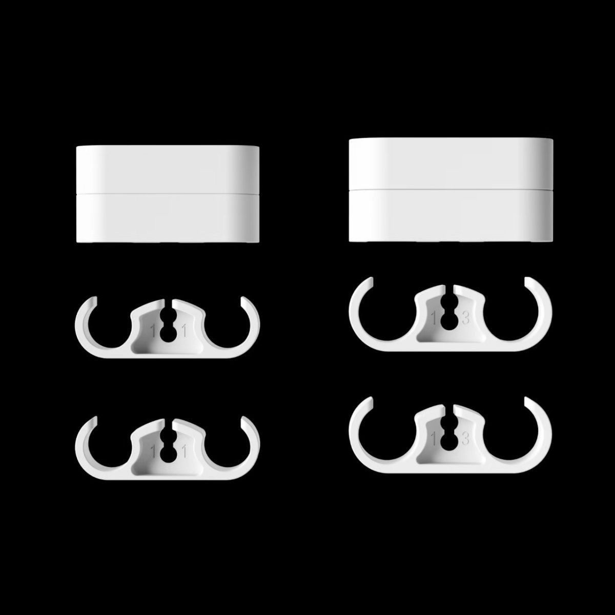 Cable comb clip of water-coole - Plastic Pipe Clip recension och pris