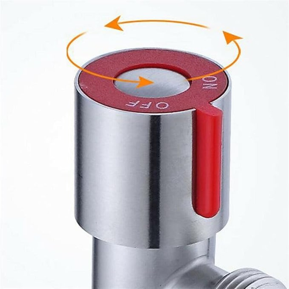 Stainless Steel Hot Cold Inlet - Toilet Fill Valve recension och pris