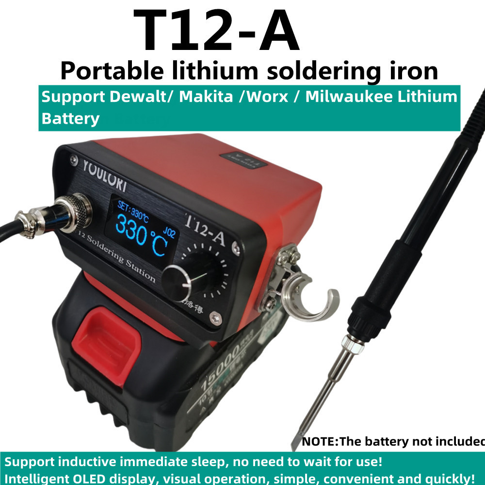 T12-A STM32 V3 Cordless Solder - Milwaukee Drill M12 Fuel recension och pris
