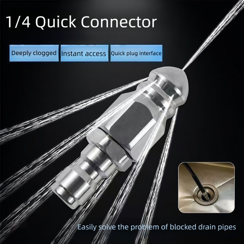 Water Jet High Pressure Spraye - Drain Pipe Clip recension och pris