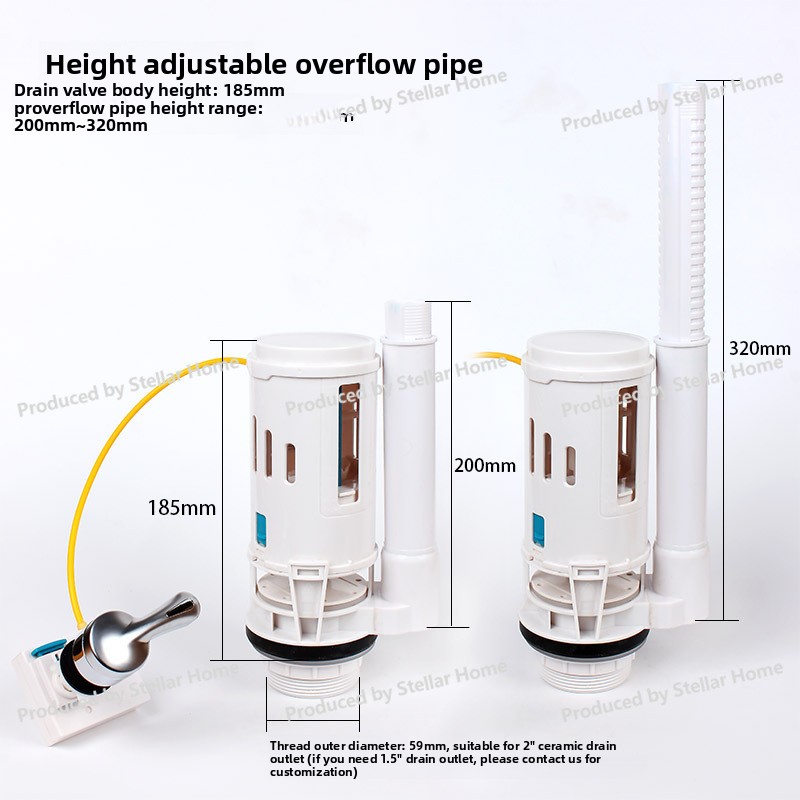 Front Wrench Type Wire Control - Toilet Fill Valve recension och pris