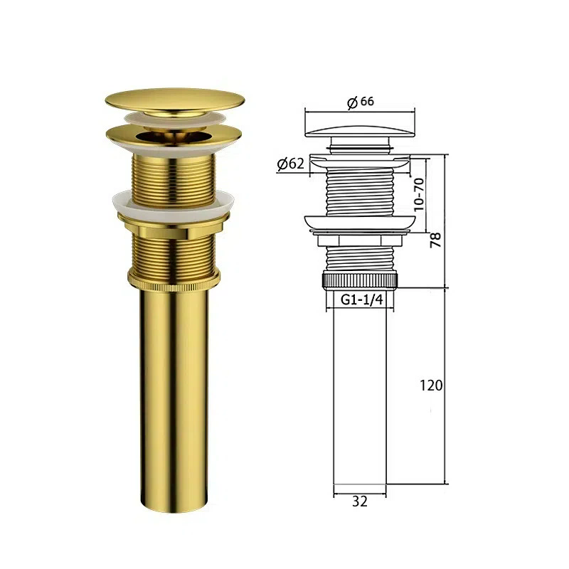 Push Down Pop Up Drain Bathroo - Drain Pipe Clip recension och pris