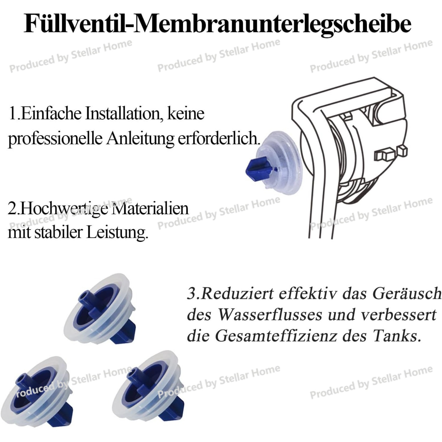 Toilet Fill Valve Diaphragm Re - Toilet Fill Valve recension och pris