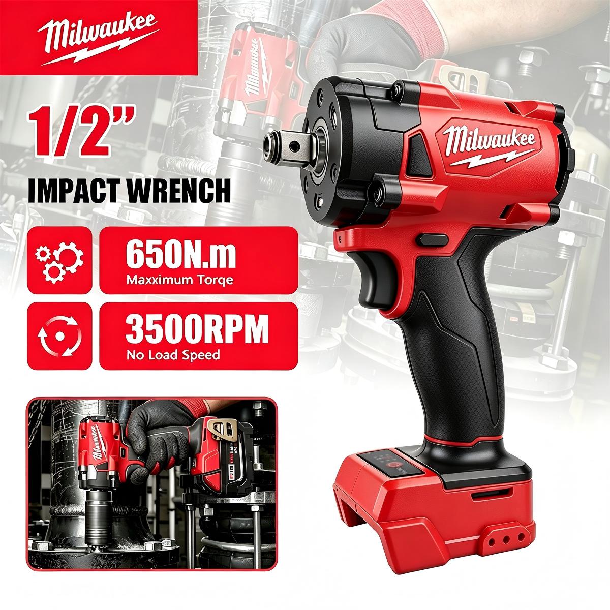 Milwaukee 1/2' M18 FUEL Brushl - Milwaukee Drill M18 Fuel recension och pris