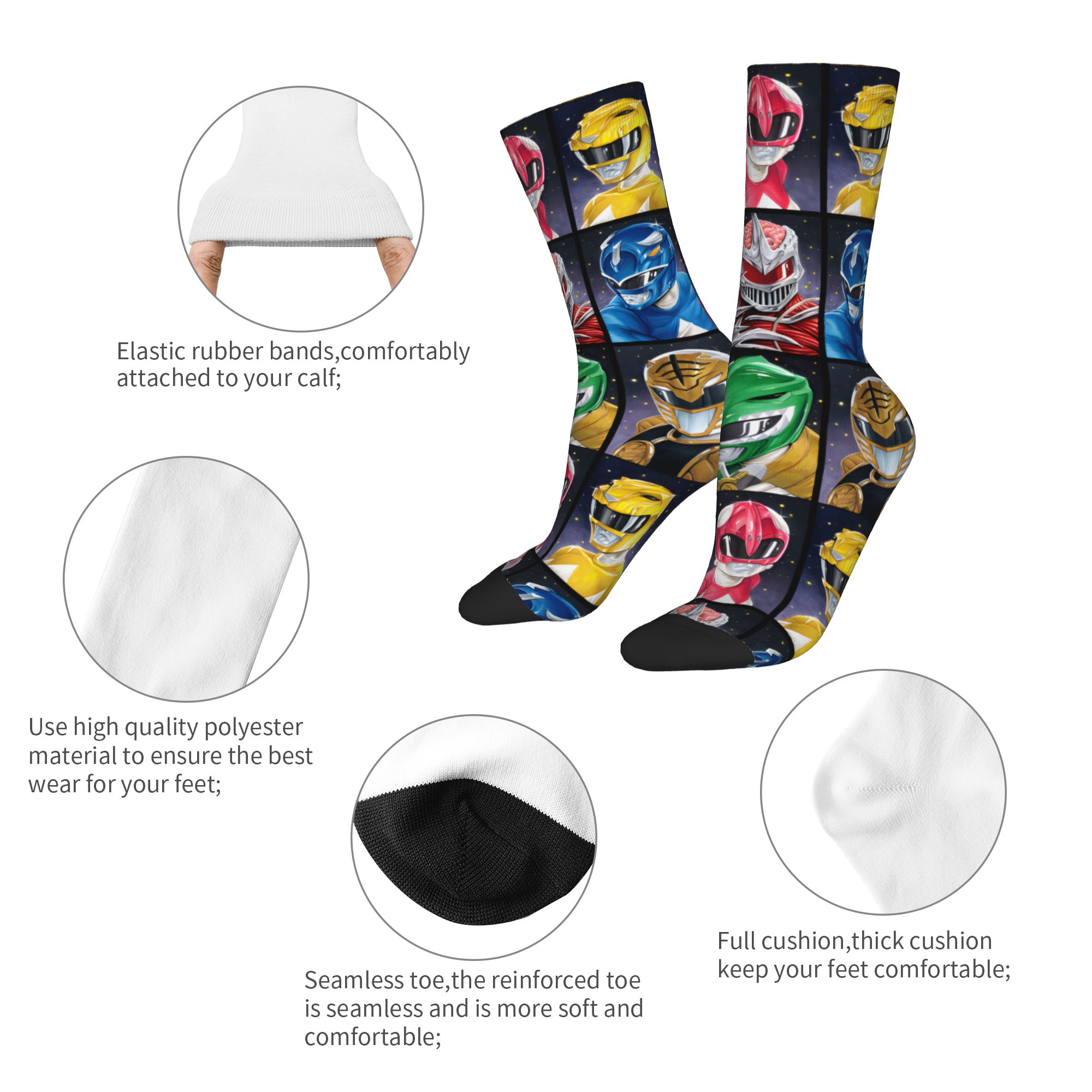 Power R-Ranger 90s Socks Men's - Pipe Bending Spring recension och pris