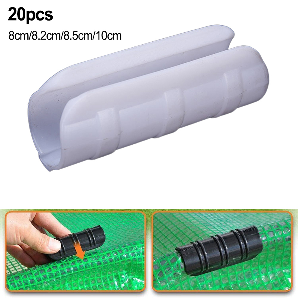 20Pc Greenhouse Frame Film Buc - Plastic Pipe Clip recension och pris