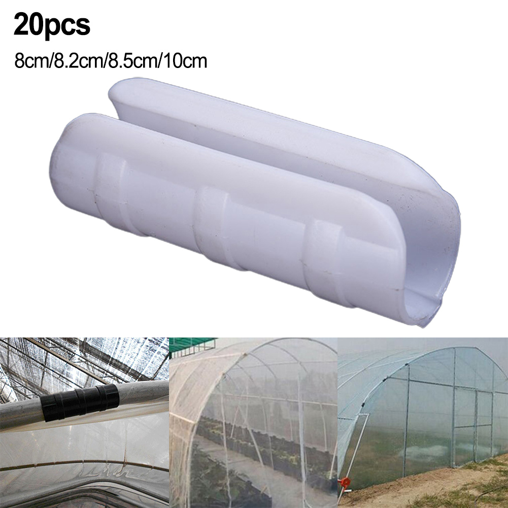 20Pc Greenhouse Frame Film Buc - Plastic Pipe Clip recension och pris